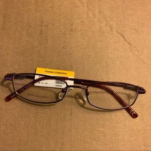 Metal eyeglass frames. Spring hinge eyeglass